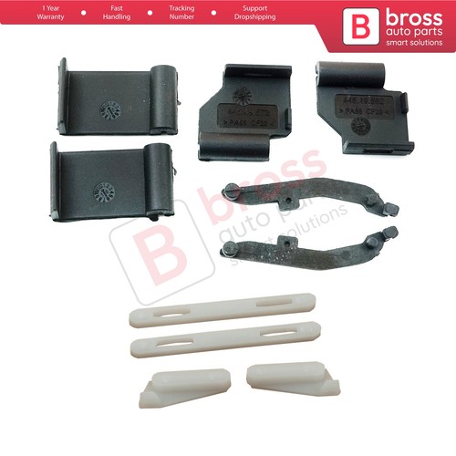 Pezzi clip guida tenda - 10,
